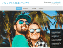 Tablet Screenshot of otticamammini.com
